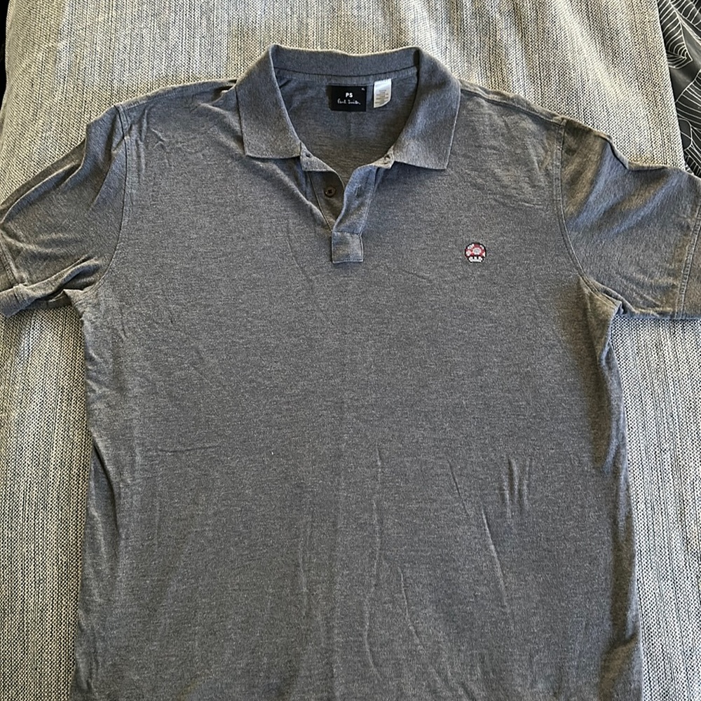 Paul Smith polo with Mario mushroom